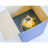 プリザーブドローズのガラスドームL - 「花」 x 「風水」で幸運を贈るフラワーギフト