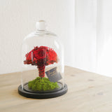 プリザーブドローズのガラスドームL - 「花」 x 「風水」で幸運を贈るフラワーギフト